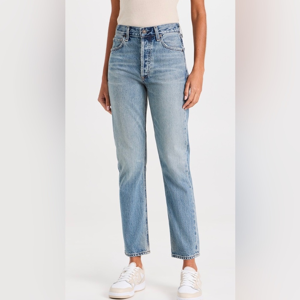 Citizens of Humanity Blue Straight Leg Jeans